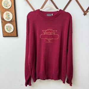 Vintage 90s Beaver Creek Colorado Sweater Made in USA